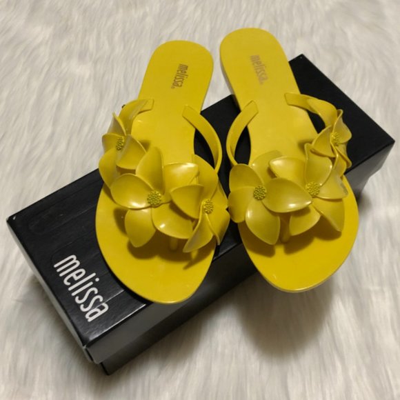 Melissa Shoes - Melissa (Harmonic Garden IV) Flip Flops - Size 6